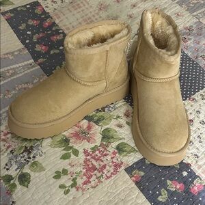 Altar’D State Tan Suede Boots